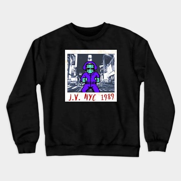 8 Bit Trip Crewneck Sweatshirt by Awesome AG Designs